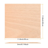 High-Quality Craft Wood Sheets for Laser Engraving and Cutting